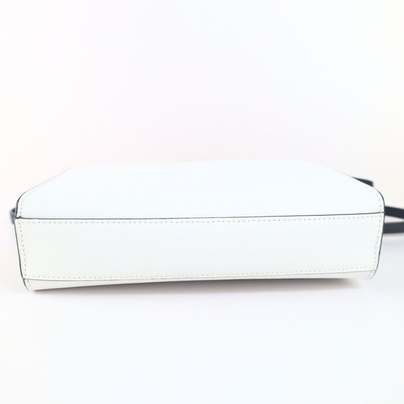 Preowned Kate Spade Carson Colorblock Saffiano Leather Women Crossbody Bag Cream - Picture 7 of 15